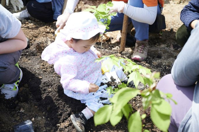 １歳のお子さんも参加してくれました。