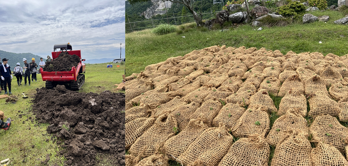 作製した土のう