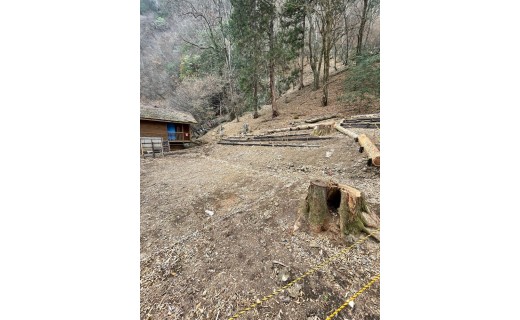 旧両神神社小鹿野講参籠所解体撤去工事が終了しました  ！