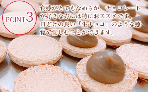 食感がとてもなめらか。
チョコレートが好きな方には特におすすめです。
口どけの良い「生チョコ」のような感覚で楽しめます。