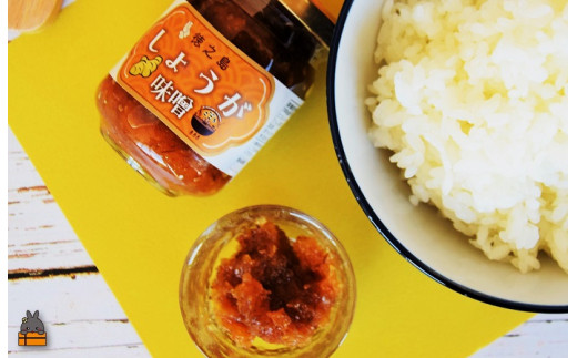 ポカポカパワーの徳之島しょうが味噌です。