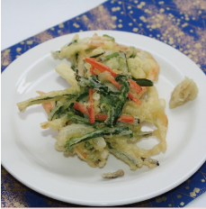 ニラのかき揚げ