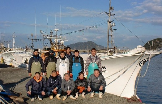 宗像漁協・鐘崎ふくはえなわ船団の皆さん