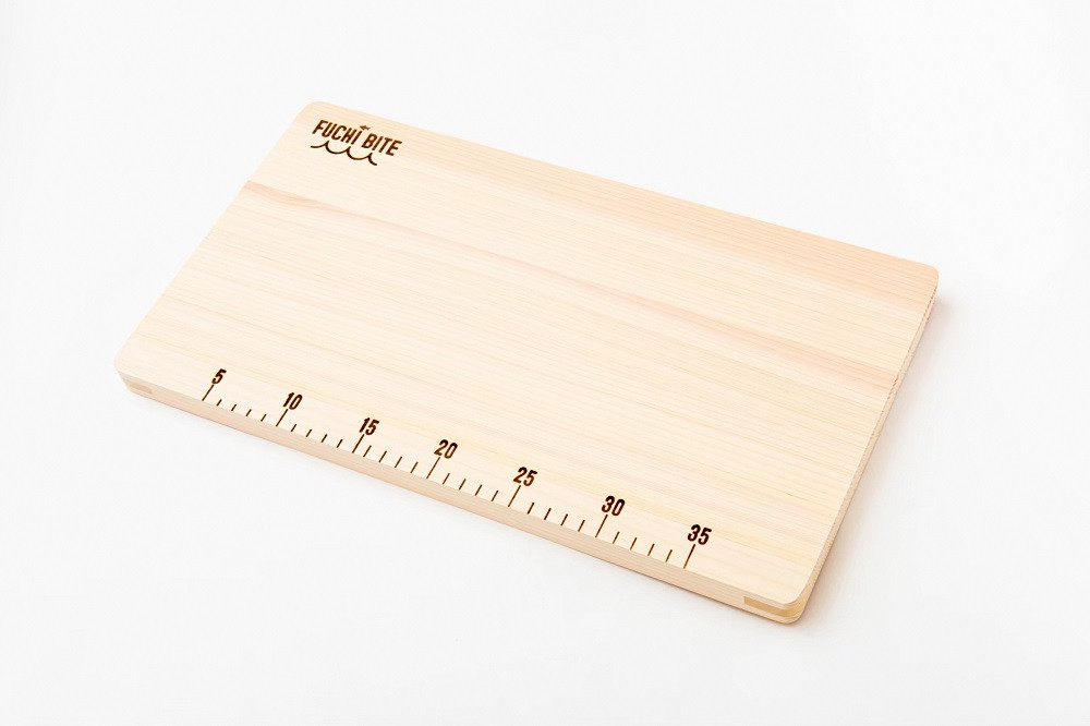  スケール付き木製まな板（ヒノキ）