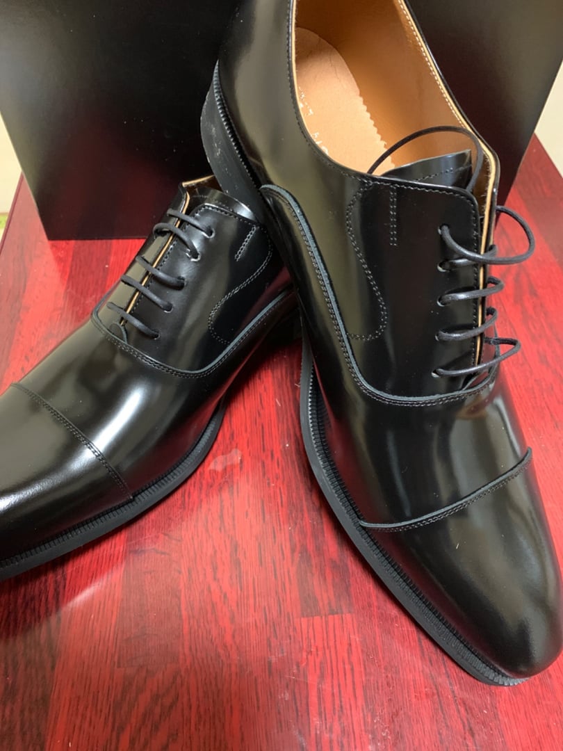 ふるさと納税 ORIGIO 牛革ビジネスシューズ 紳士靴 ORG102（ブラック） 25.5cm 奈良県大和郡山市 - 4