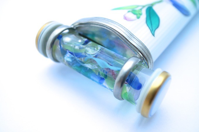 香蘭社 山茶花 オイルタイプ有田焼万華鏡 A170-2