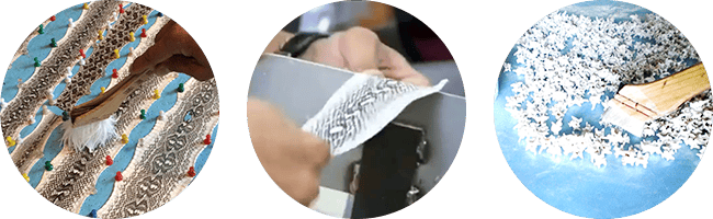 【KUGANI】財布ロング　フルジップブラック／ワイン