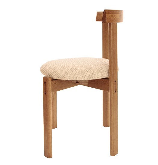 065-001 ラウンドチェアー 布座(ウール)(1脚)