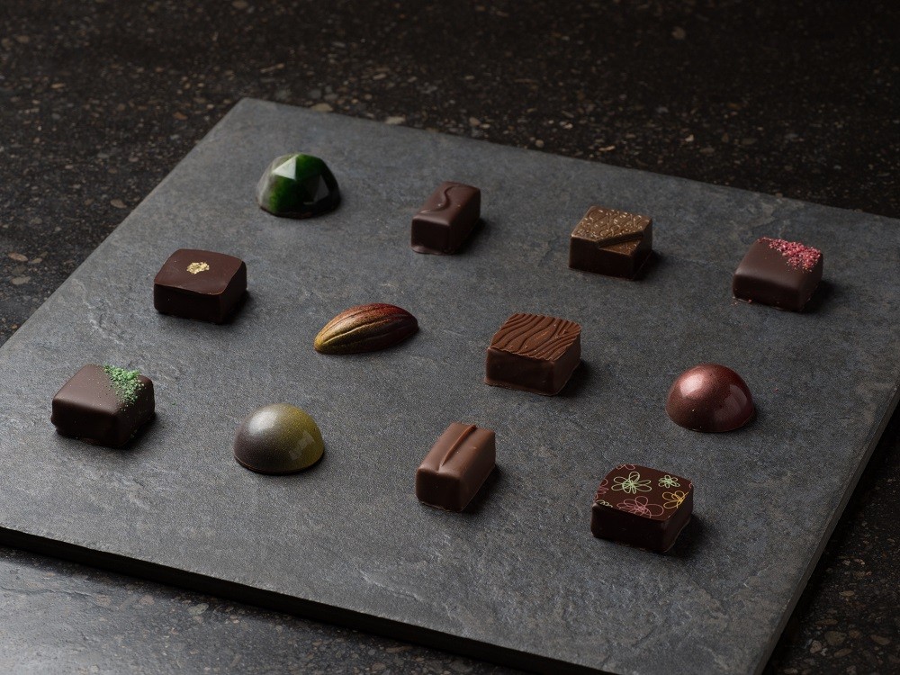 【定期便/3回】ボンボンショコラ5個&フェーブ80g(コイン状チョコレート)/NICOchocolaterie チョコレート チョコレート専門店 ボンボンショコラ スイーツ お菓子 贈答用 ギフト お取り寄せ 福岡県 小郡市