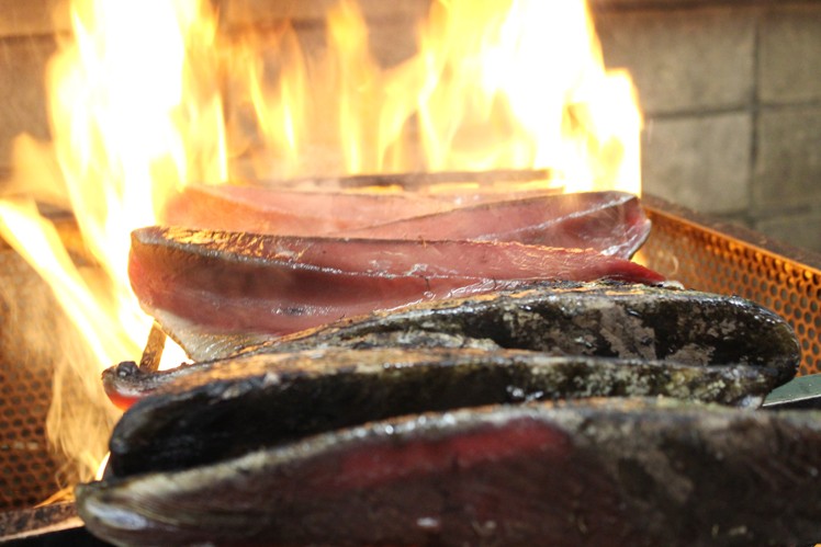 業務用かつおたたき1kg天日塩セット