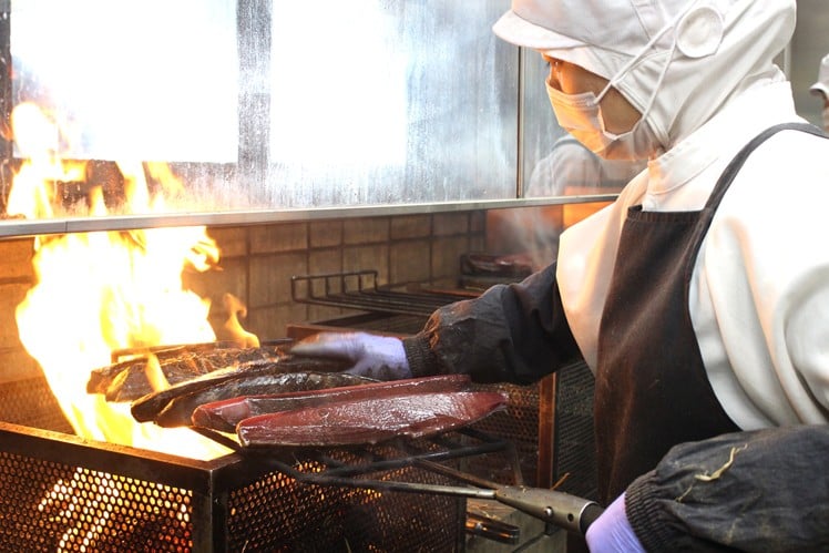 業務用かつおたたき1kg天日塩セット