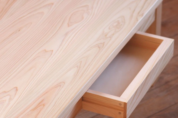 対馬ヒノキ ロー テーブル ( サイズオーダー 可) 《対馬市》【家具製作所kiiro】テーブル 机 木製 家具 [WAL021]