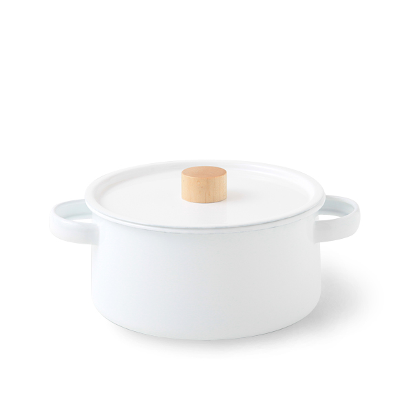 鍋 kaico 両手鍋 キッチン グッズ 用品 器具 調理器具 雑貨 日用品 キッチンツール なべ スープ 煮込み料理 シンプル 白 ホワイト ナチュラル おしゃれ　【 墨田区 】　[№5619-1524]