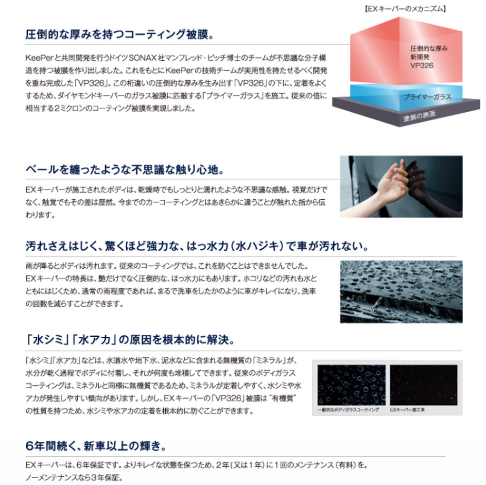 手洗い洗車とカーコーティングの専門店KeePer LABOの「ＥＸキーパー」コーティング割引券（LLサイズ・XLサイズ）【地場産品対象分を割引】