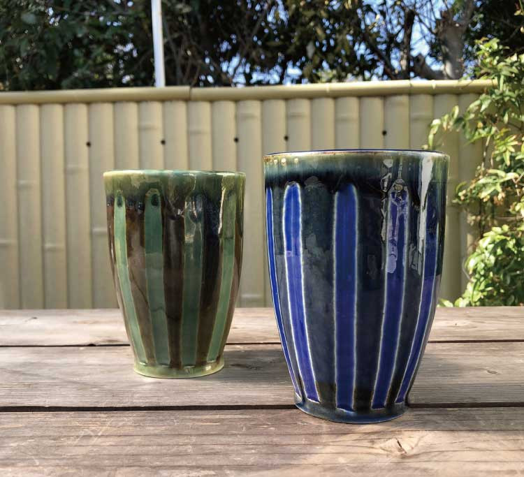 熊野色フリーカップセット 海色・山色【hok123】