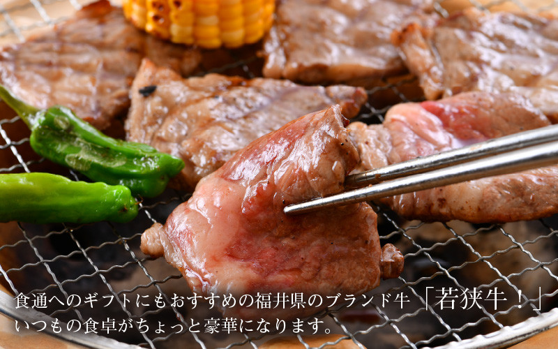 A4等級以上若狭牛モモ焼肉用 250g 【若狭牛 焼肉 焼き肉 A4 等級 国産和牛 黒毛和牛 黒毛和種 ブランド牛 和牛 肉 牛 牛肉 もも肉 モモ肉 坂井市 福井県産 国産 冷凍】 [A-10702]