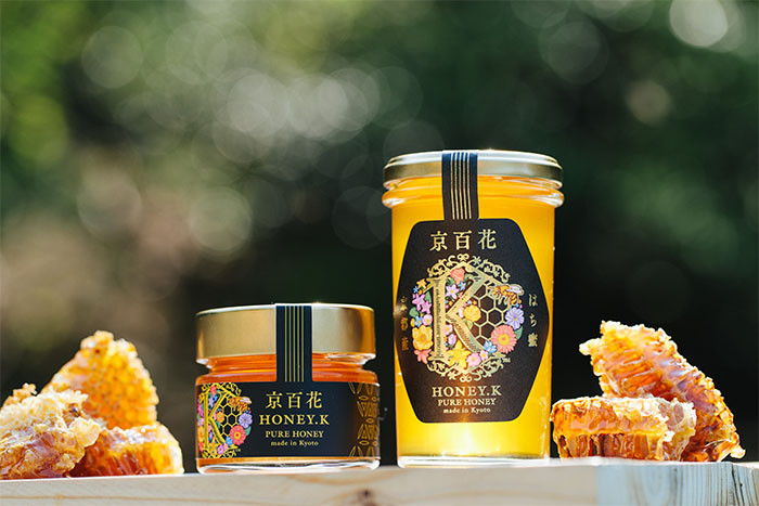 【HONEY.K】《土からつくる京都生蜂蜜》京百花 250g