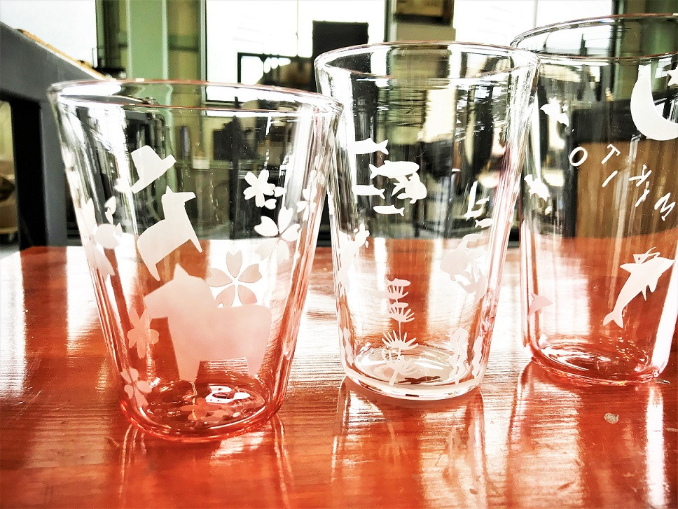 050-007　サンドブラスト（ガラス工芸）体験（３名様）