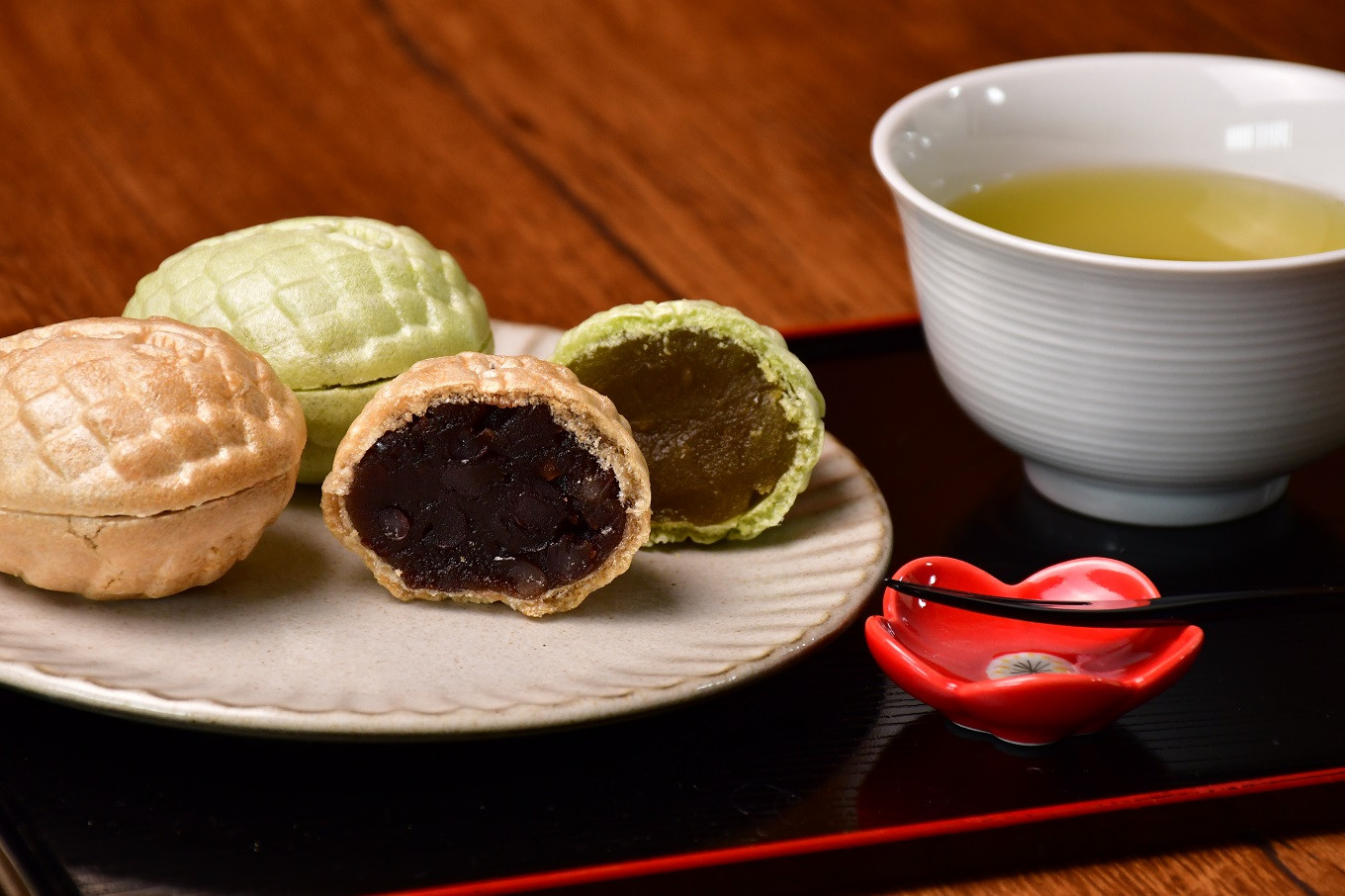 梅月園 松かさ最中 12個入