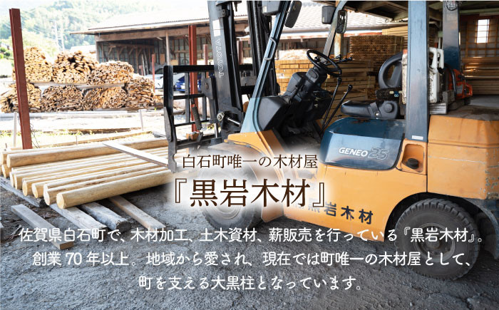 【アウトドア好き必見！】【6回定期便】佐賀県産 杉 乾燥 薪（8～9kg）【黒岩木材】スギ キャンプ サウナ ストーブ 焚火 BBQ すぐ使える [IBU004]
