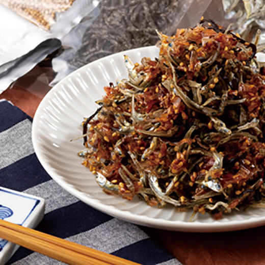 A318a 佐世保産簡単いりこ佃煮「まぜ,まぜ,まぜーる」(180g)5袋