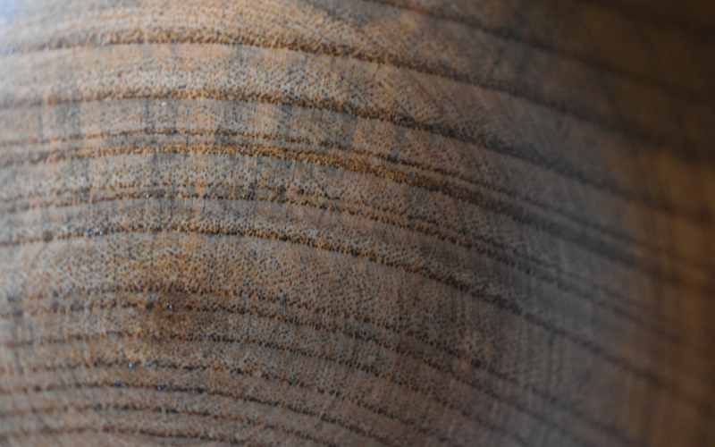 【ざらざら越前漆器】 丸椀 桑色 くろめ工房 [B-09201b]