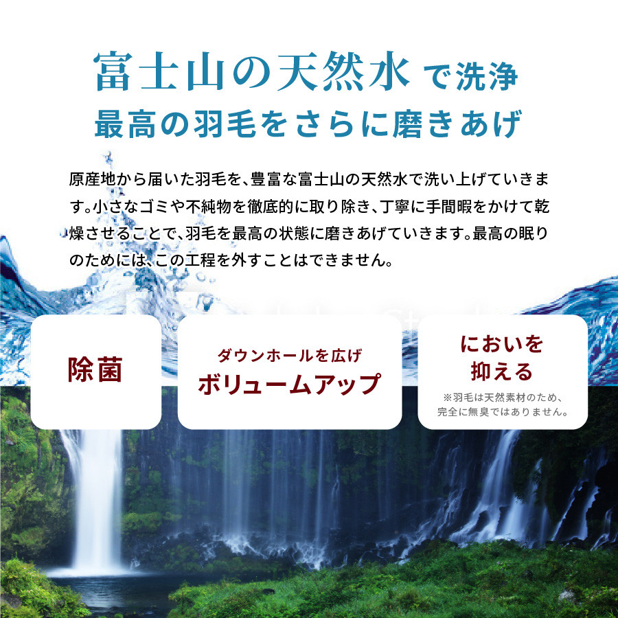 【完全立体キルト】羽毛掛けふとん 本掛け布団 （シングル）ポーランド産ホワイトダックダウン93％　きなり色 冬 【創業100年】