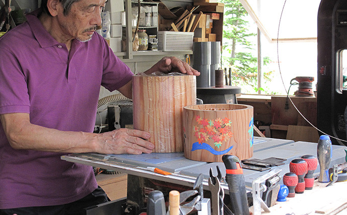 八ヶ岳創響 拭き漆(小)スピーカー(アンプ内蔵・Bluetooth対応セット)(エンジェル)