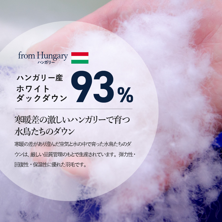 【ダニ忌避率95.9%】ちょうどいい中厚タイプの羽毛布団 ライトベージュ(ダブル)【ホテル仕様】 合掛け ダブル 寝具 布団 羽毛布団 山梨 富士吉田 すぐ届く 即納 最短発送 最速発送 スピード発送