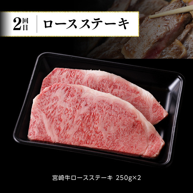 【定期便】宮崎牛と宮崎県産豚６ヶ月定期便Ｃ【肉 牛肉 豚肉 国産 ぶた 黒毛和牛 肉質等級4等級以上 ステーキ 焼肉 しゃぶしゃぶ 全６回】