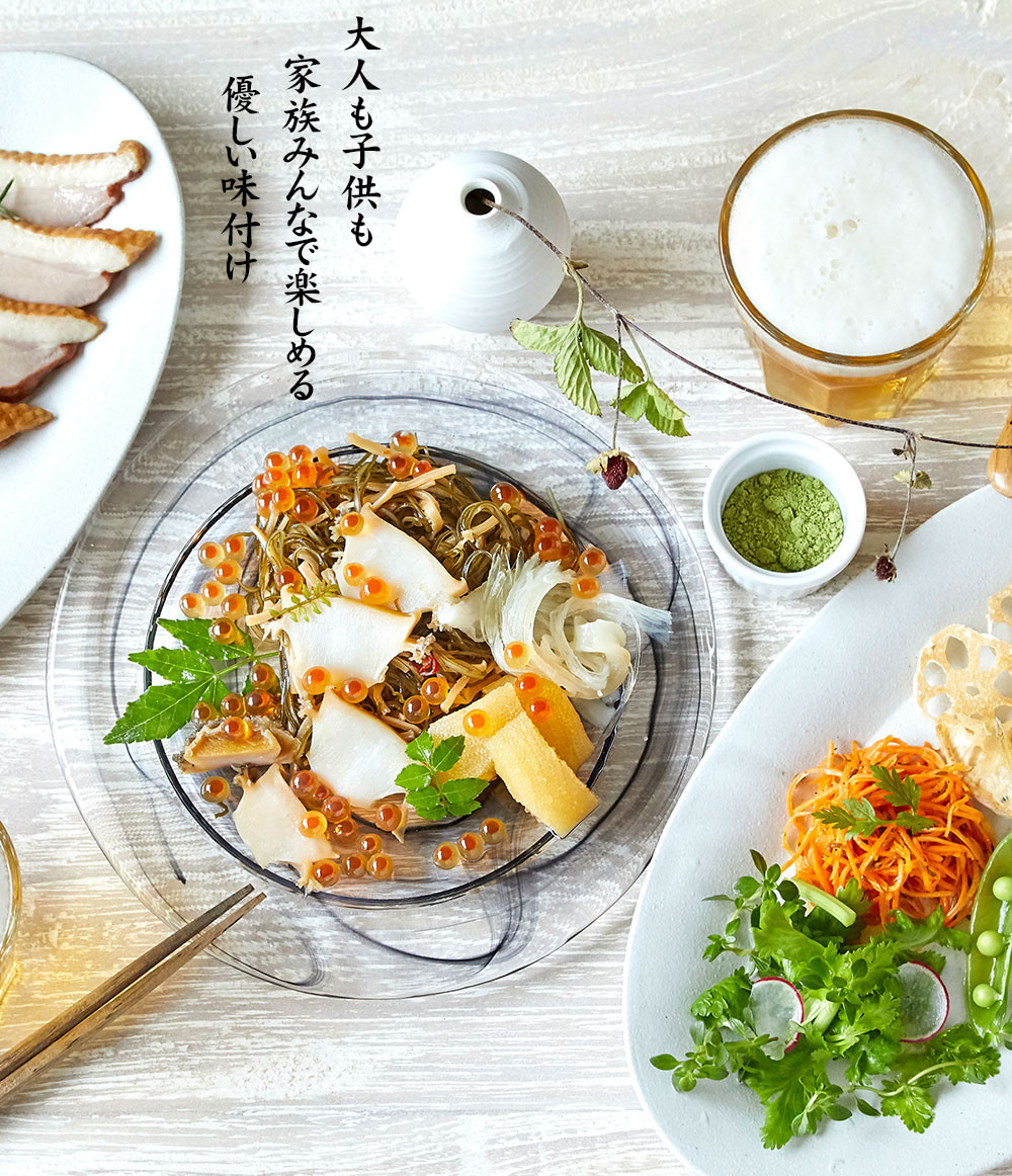 【6回定期便】高級海鮮松前漬 けせんの海~鳳凰膳~(リニューアル版) 〈ESSEふるさとグランプリ 金賞2回受賞〉【 海鮮 海鮮丼 いくら あわび いか 松前漬け イクラ醤油漬け 岩手 陸前高田市】