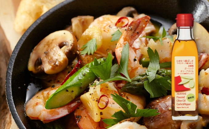 オリーブ オイル 3品 セット ( ガーリック ピュア ) 赤屋根 油 オリーブ油 食用油 調味料 詰め合わせ ギフト 贈り物 [№5735-1002]