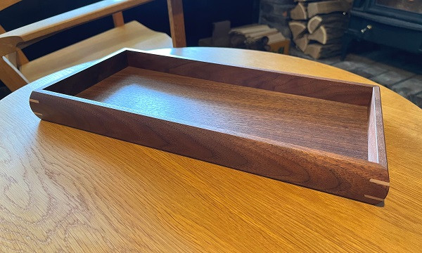 slope トレー（ウォールナット）[022-32]