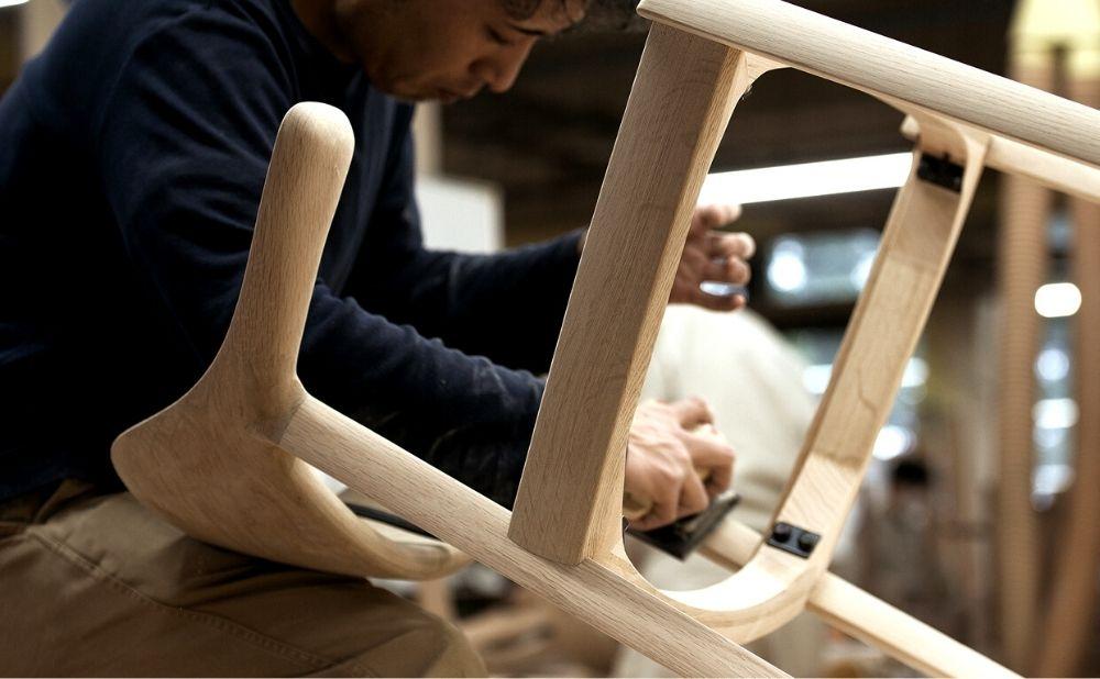 旭川家具 カンディハウス KAMUY LUX サイドテーブルφ45 北海道ナラWNF_00458