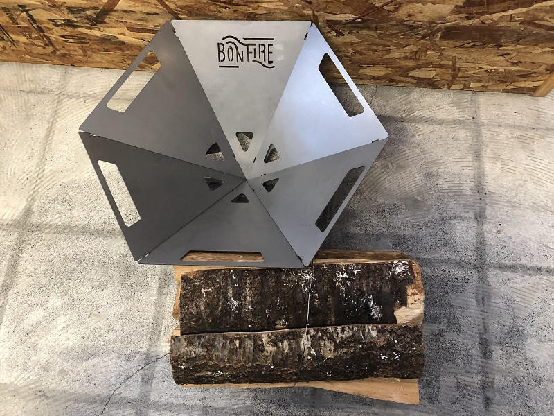 a43-003　オリジナル 焚き火台 スタート セット Hexa 薪