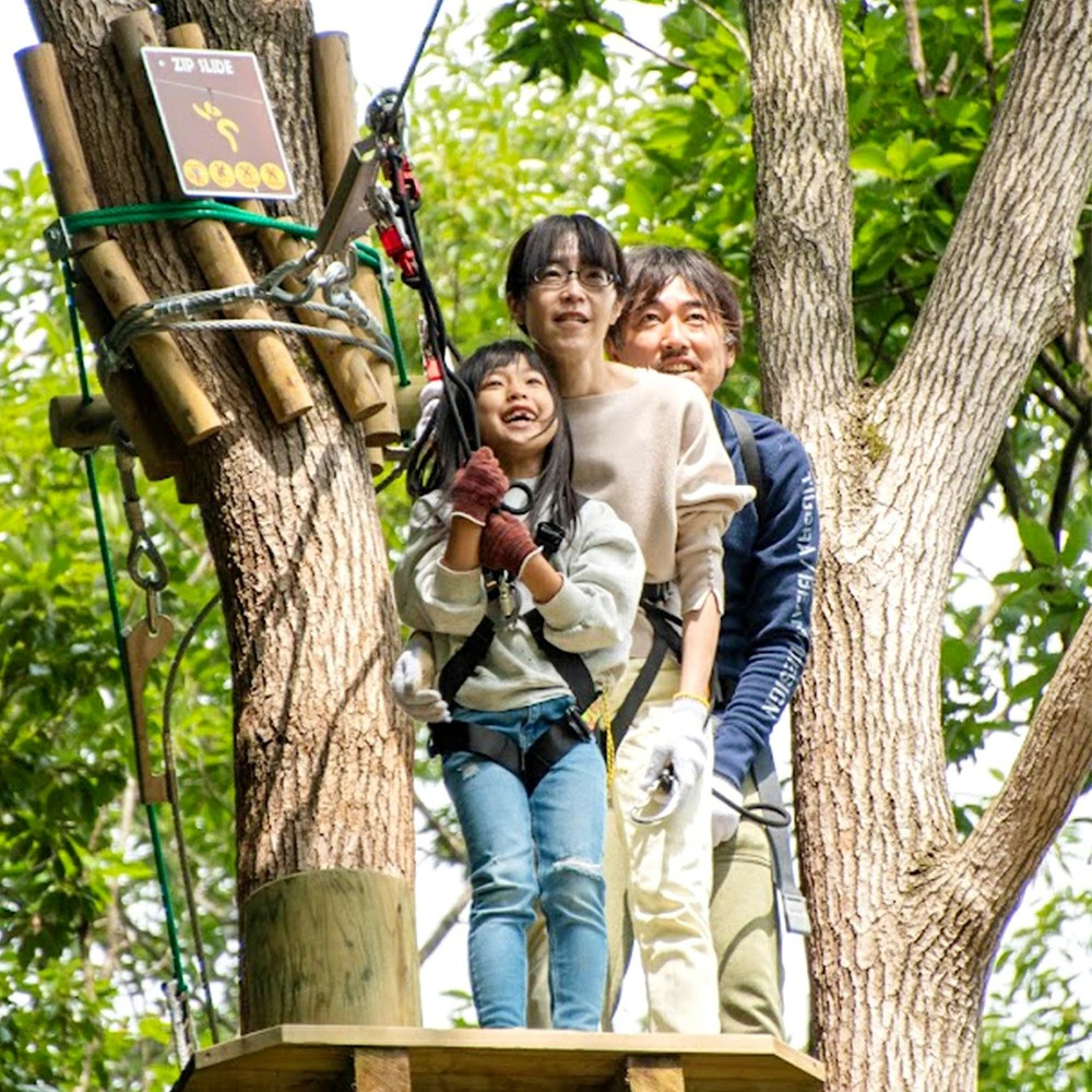 フォレストアドベンチャー ・ 久山 トレックコース (90分) 2名様 ペアチケット