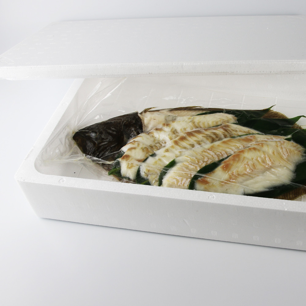 新鮮！ヒラメの姿造り(4~6人前)〈天塩の國〉