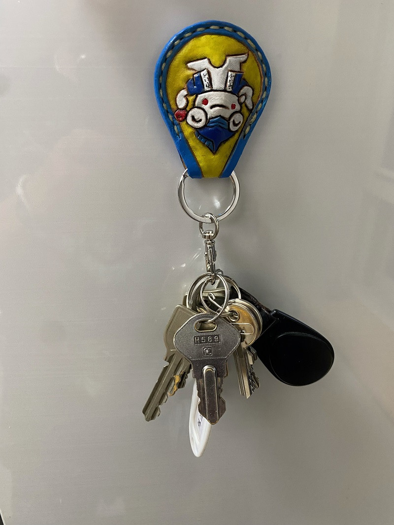 a10-833　やいちゃん キーリング 磁石入り