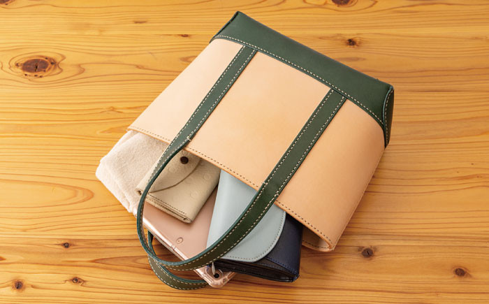 【本革】レザー トートバッグ【kazu Gee factory】[OBG008]/ レザー 革製品 バッグ トートバッグ カジュアル 通勤 通学 鞄 男女兼用 贈り物 プレゼント おしゃれ シンプル 手作り