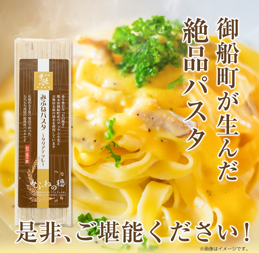みふねパスタ 180g×3セット 福永幸山堂《60日以内に出荷予定(土日祝除く)》熊本県 御船町 福永幸山堂 パスタ タリアテッレ 送料無料