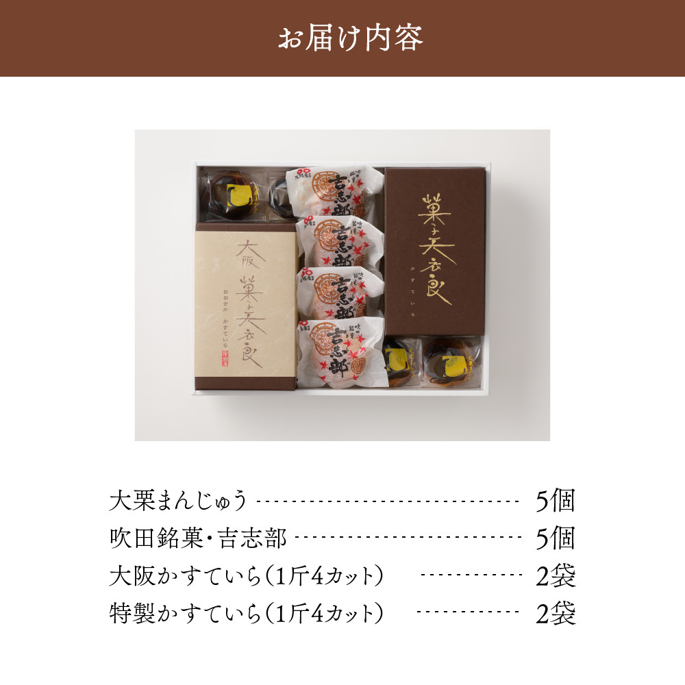 御菓子司 津村屋のお菓子詰合せセット(26個入)【大阪府吹田市】