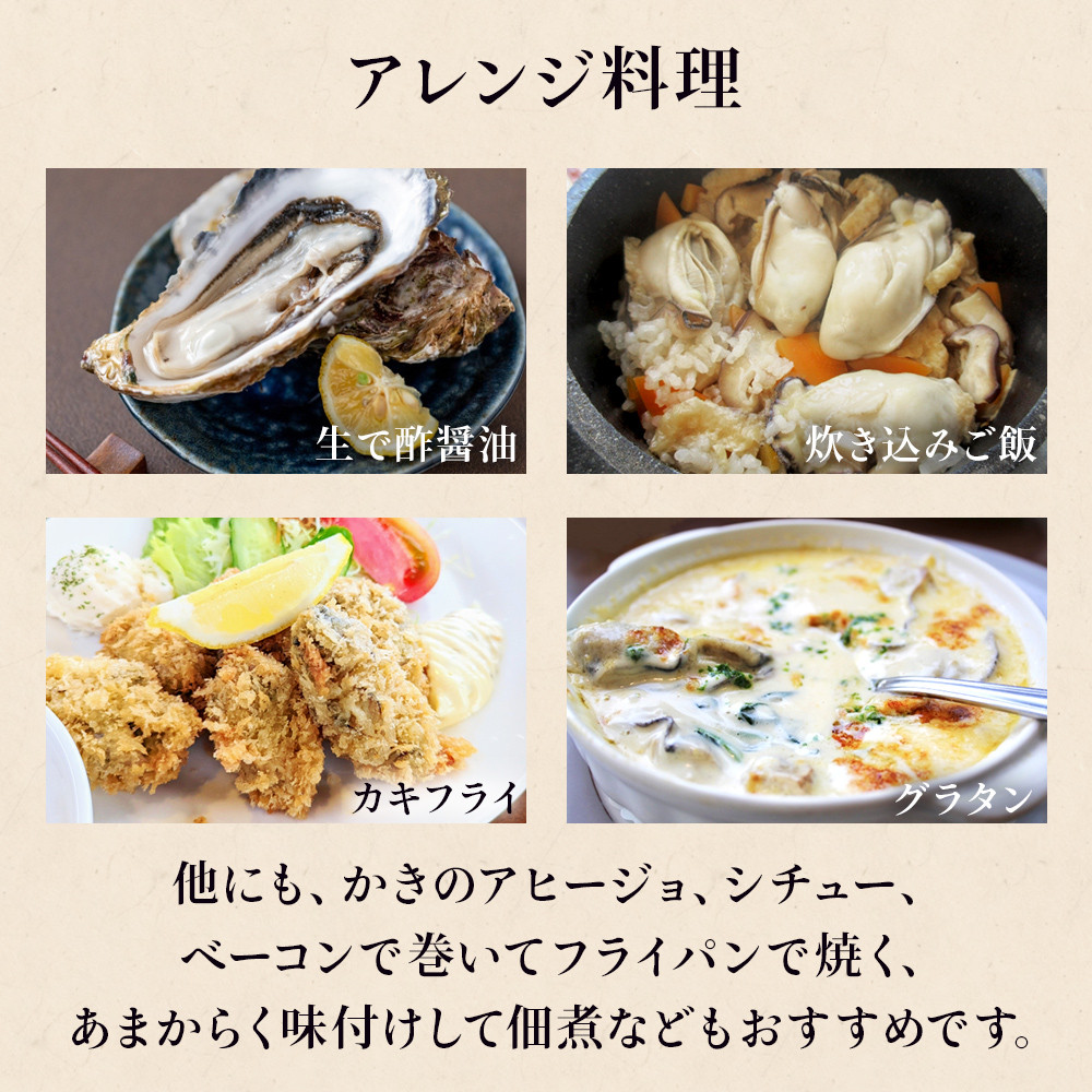 【先行予約】 牡蠣むき身 500g 殻付き牡蠣 6個 お楽しみセット 牡蠣 かき カキ むき身 殻付き セット 魚介 魚介類 貝 海鮮
