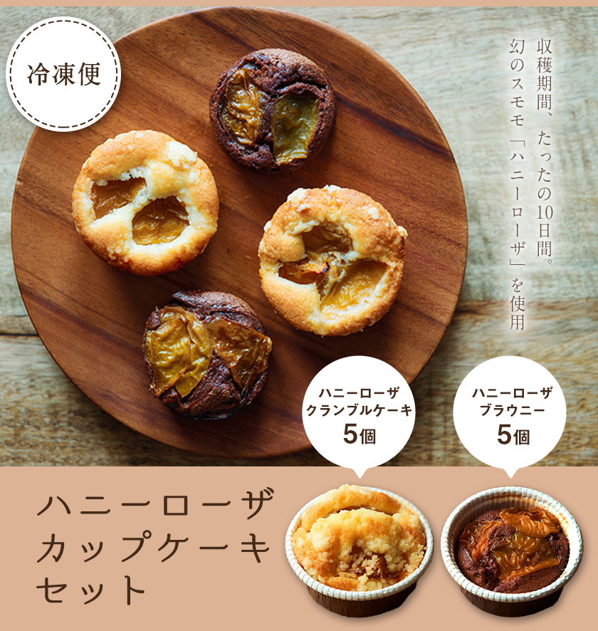 ハニーローザカップケーキセット 熊本県玉名郡玉東町 すもも ハニーローザ ぷらっとぎょくとう《60日以内に出荷予定(土日祝除く)》 