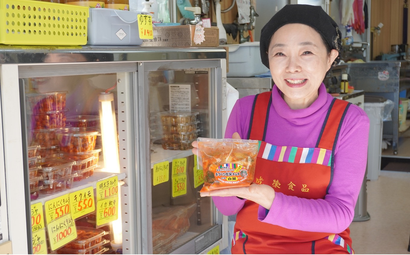 野菜と海鮮のMixキムチ7個セット (白菜・きゅうり・大根・にんにく・チャンジャ・タコ・サキイカ)【1053017】