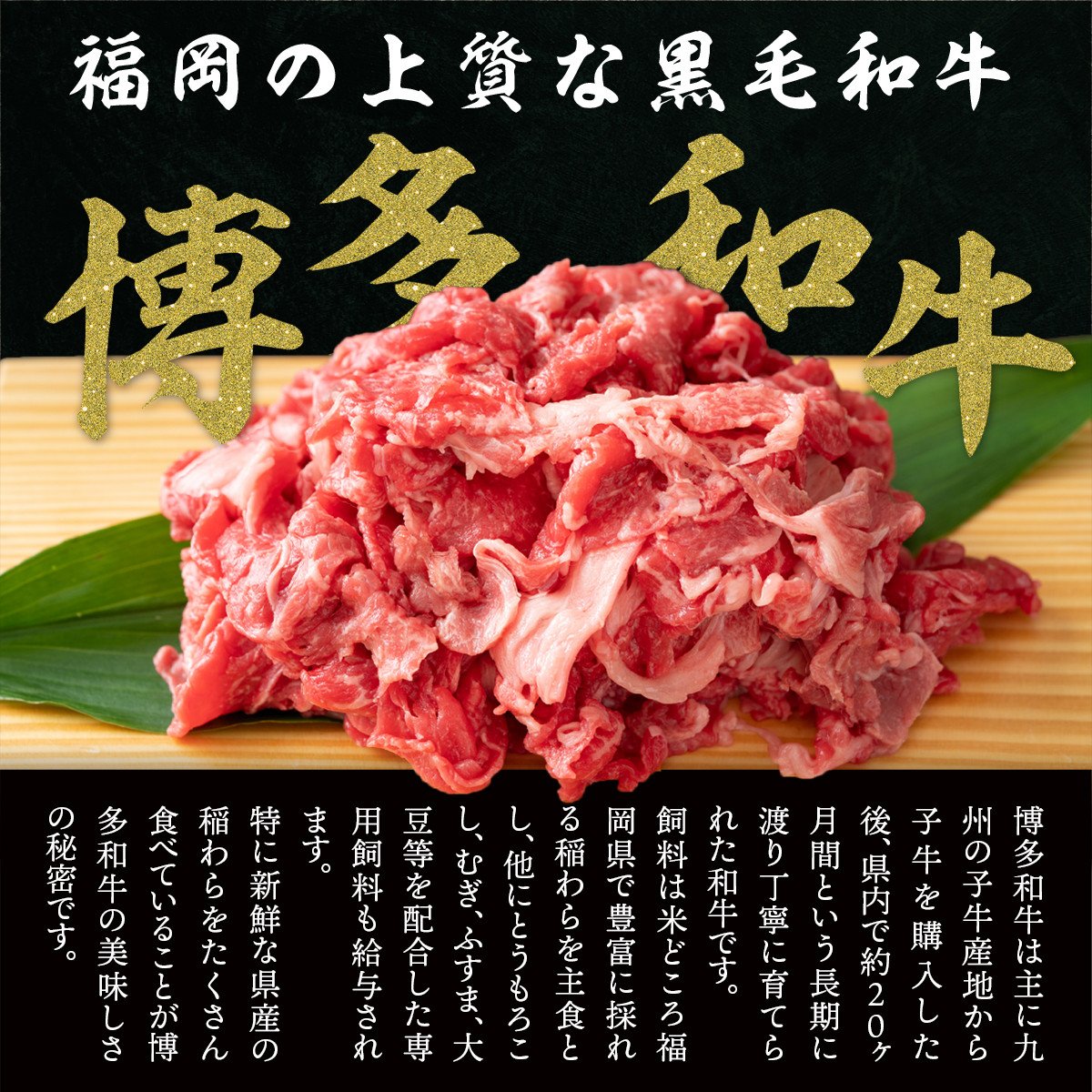 訳あり 博多和牛 切り落とし 500g×10p 計5kg [MEAT PLUS 福岡県 宇美町 um40azp010023] 牛肉 切落し 肉 肩肉 バラ肉 和牛