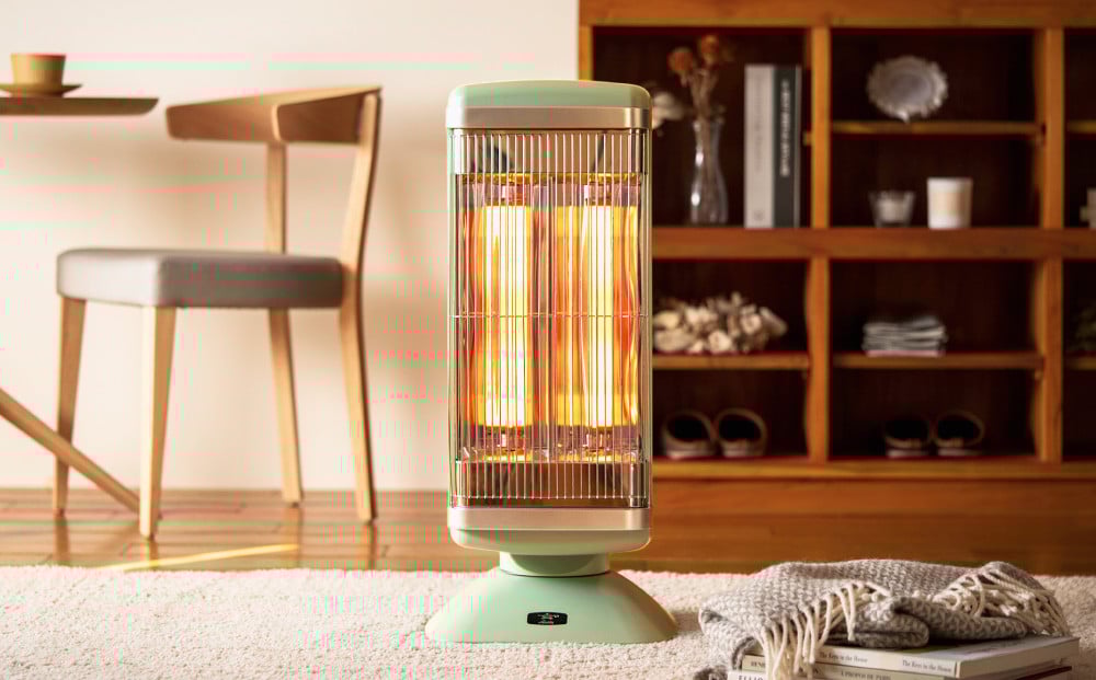 アラジン 遠赤 グラファイトヒーター 2灯 グリーン 緑 CAH-2G10G Aladdin 電気ストーブ 遠赤グラファイト ストーブ ヒーター 電化製品 家電 暖房器具 暖房 冬物家電 リビング 寝室