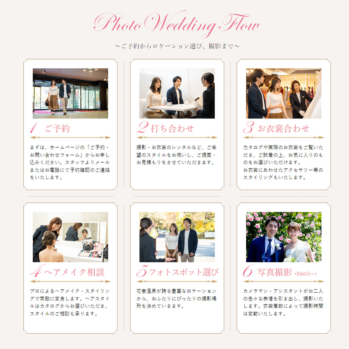 花巻温泉　フォトウエディング利用券　オリジナルフォトフレーム付き 【859】				
 