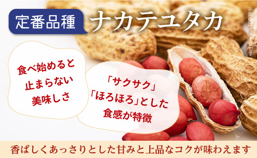 落花生 千葉県八街市産 計 240g 【 千葉県 八街市産 】 素煎り千葉半立 & 殻付きナカテユタカ 食べ比べセット バター 落花生千葉 千葉半立 ナカテユタカ