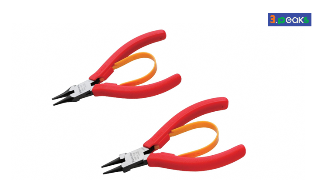 ホビー用 平ペンチ＆丸ペンチセット（SM‐08,SM‐09） [3.peaks（スリーピークス）] 模型工具 プラモデル ペンチ プライヤー 【018S032】
