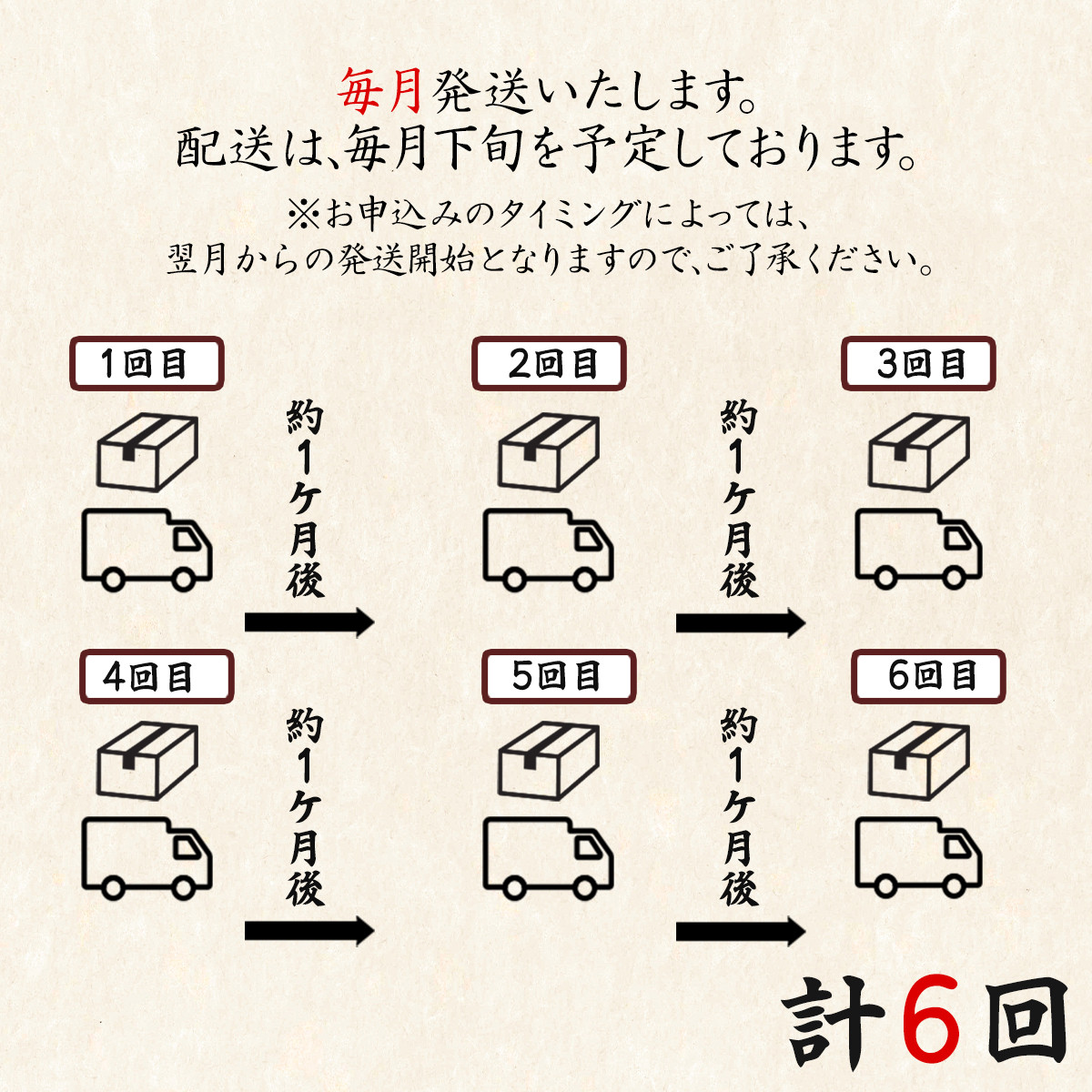 【定期便】全6回 毎月お届け 夢紀行のオリジナルブレンドコーヒー コーヒー粉100g×1袋 自家焙煎 
